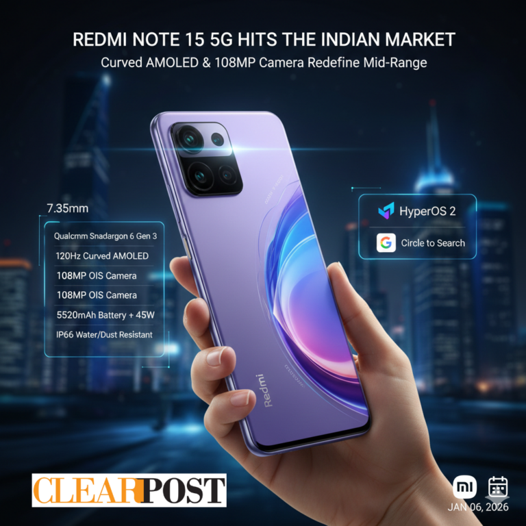 Redmi Note 15 5G Hits the Indian Market