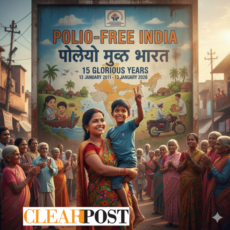 India Marks 15 Years Polio-Free