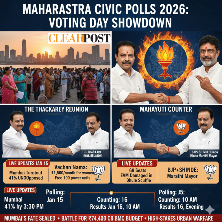 Maharashtra Civic Polls & the “Thackeray Reunion”