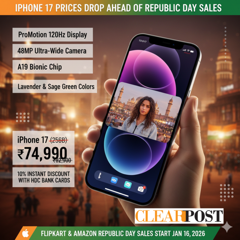 iPhone 17 Prices Drop Ahead of Republic Day Sales