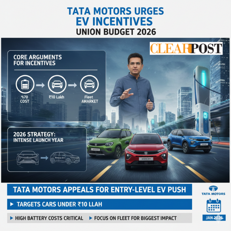 Tata Motors Urges EV Incentives for Entry-Level Cars